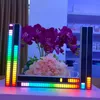 Luci notturne Controllo vocale Pickup Luce ritmica Atmosfera auto RGB LED colorato Musica Ricarica USB Luce notturna regolabile