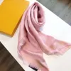 Brand Scalf Fashion Kolor Losny Złoty Nić Jacquard Wool Shawl Trójkąt Trójkąt Szal Rozmiar 140-140 cm