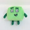 10 sztuk lot Numberblocks pluszowe zabawki edukacyjne nadziewane klocki liczbowe Cartoon rysunek Plushies249i