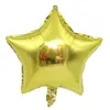 18 дюймов Звезда Гелиевая фольга Воздушные шары Вечеринки Украшения День рождения Годовщина свадьбы Декор