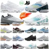 2024 wholesale tn plus 3 tuned running shoes des chaussure men women Laser Blue Aqua Volt Triple White Grey Light Bone Yellow mens trainers tns outdoor sports sneakers