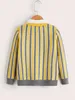 Toddler Boys Striped Pattern 2 In 1 Cardigan SHE