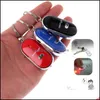 Keychains Fashion Accessoires LED Key Finder Locator Find Lost Keys KeyChain Whistle Sound Control Holder Rings Dames Men Men Sieraden Drop Deliv