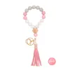 Lady Tassel Porte-clés Bracelet Party Favor Pendentif Silicone Bracelets Bracelet En Caoutchouc Mode Porte-clés Bracelet Bracelets Titulaire Poignet Anneau Bijoux