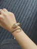 Mode luxe femmes montres Bracelet montre dames montre Quartz hommes robe montre-bracelet or serpentine
