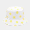 Bérets unisexe Floral seau chapeau pêcheur fleur imprimé pliable voyage Protection solaire plage réversible chapeaubérets Elob22