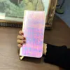Brieftaschen Frauen Brieftasche Mit Hologramm Weibliche Kupplung Geldbörse Lange Holographische Geldbörsen Telefon Tasche Kartenhalter CarterasWallets