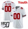 NIK1 스티치 커스텀 21 Parris Campbell Jr.25 Mike Weber 27 Eddie George 28 Ronnie Hickman Ohio State Buckeyes College Youth Jersey