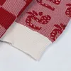 50 2022 Sommer Kint Strickjacke Kurzarm V-ausschnitt Marke Gleichen Stil Pullover Rot Plaid Luxus Frauen Kleidung mingmei