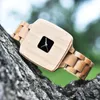 Armbanduhren BOBO BIRD Ankunft Holz Damen Stilvolle quadratische weibliche Quarzuhrwerk Holz Geschenkbox DropWristwatches