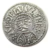 ROYAUME-UNI (01)-uk03Royaume-Uni 839-859 Roi Aethelwulf de Wesex 1Penny Craft Argent Plaqué Copie Coin métal meurt fabrication