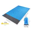 BBQ Tools 200x210cm Pocket Picnic Waterproof Dsand Beach Mat Free Sand Filt Outdoor Camping Picnick Tält Folding Cover Bed 2022