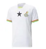 Soccer Jerseys Jersey Ghana Mens National Team 22 23 Thomas Schlupp J. Ayew Kudus Home White Away Yellow Black Football Shirt Short Sleeve