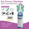 5 HANDLAR 360 Cryo Fat Freeze Slant Machine RF Laser Cavitation Do Weight Beauty Equipment Dubbel Chin Handle Cooling Cryoterapy Device