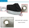 New 190T Silver Coated Cloth Motorcycle Cover Outdoor Uv Protector All Season Waterproof Bike Rain Dustproof Motor Scooter Covers6192245