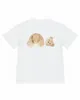 småbarn t shirt baby kläder shorts hylsa barnkläder barn designer föräldraskap 1-15 åldrar flickor pojkar t-shirt lyx varumärke sommarbrev bär svart vit blå rosa