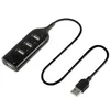 مصغرة 4 منفذ USB 2.0 مركز التبديل شاحن USB الفاصل كابل لأجهزة الكمبيوتر المحمول WIN95 / 98/2000 / ME / X ملحقات ملحقات الكمبيوتر