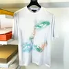 Ropa de diseñador para hombre Famoso para hombre Camiseta de alta calidad Estampado de letras Cuello redondo Manga corta Negro Blanco Moda Hombres Mujeres Camisetas 100% algodón S-5XL # 09