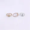 Masowy pierścień żółwia 18k złota srebrna i róża trzy kolory piękne kreskówkowe pierścienie zwierząt dla kobiet hurtowych