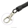 Keychains 10pcs Black Boble Springs Keychain Cellphone Snap Hook Holder