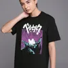 メンズTシャツヴィンテージベルセルクシャツBioworld Bloody Guts Womens Tee Anime Black Graphic Teemens