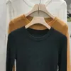 3colorsハイエラスティックソフト女性のセーターボトムレター付きロゴ女性用アベレンジサイズ40〜60kg