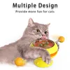 Toys Aspiration personnalisée Turote fixe Turntetable Rotation Mint Ball Tickle Cat Pet Toy Toy Inventory Wholesale 10pcs MK179
