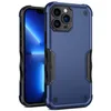 2 in 1 Phone Cases For Iphone 14 13 12 11 PLUS Pro Max XR XS 8/7/6 Shockproof Hard PC TPU Soft Shell Camera Protection Bumper Design Cover