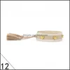 Bedelarmbanden sieraden hart vorm goudlegering vrouwen geweven tassel merk armband voor meisje borduurwerk gevlochten groothandel wrap katoen boho drop