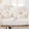 Poduszka Tassels 45x45 cm/30x50cm beżowa biała poduszka okładka ręcznie robiona kwadratowa dekoracje domu poduszka do łóżka mieszkalna Zip otwarty 210401