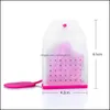 Food-Grade Sile Tea Infuser Tools Reusable Loose Leaf Bags Strainer 6 Colors Drop Delivery 2021 Coffee Drinkware Kitchen Dining Bar Home