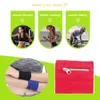 Support de poignet Mini Fitness Sports Zipper Wristband Coin Purse Keys Holder Cotton Wrist Bag