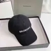 Balencaigass chapeau 2022 Original haute qualité Version correcte b Paris trous lavés pour fabriquer de vieilles casquettes de Baseball Oppca285k