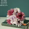 Dekorativa blommor kransar 7heads Artificial Gerbera Flower Bouquet Christmas Halloween Wedding Birthday Party Valentine's Day Home de de de