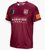 22 23 Queensland Maroons RUGBY JERSEY 2022 2023 Malou shirt JAGUAR INDIGNEOUS TRAINING JERSEYS