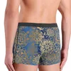 Mutande Intimo con stampa metallizzata vintage Pantaloncini boxer con motivo mandala oro Mutandine da uomo di alta qualità Slip elasticizzati Regalo Mutande