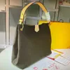 ИЗЯЩНАЯ сумка Дизайнерские сумки для женщин PM MM Fashion Cassic Женская сумка через плечо Холст Кожаные сумки Роскошная повседневная сумка с одной ручкой
