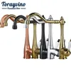 Kitchen Sink Faucet Mixer Taps Antique Copper Chrome ORB Gold Finish Swivel Brass Deck Mounted Tap cold mixer T200710