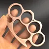 Metal Knuckle Duster Four Fist Tiger Finger Defensive EDC Tool Joint Ring Buckle 996