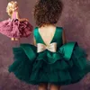 Neonata 1 anno 1 ° compleanno Party Dress Infant Girls Abiti Ball Gown Princess Tutu Dress Paillettes Bow Baby Girl Vestid G220429