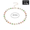 Elegant Flower Daisy Clavicle Necklace Chockers for Women Statement Bridal Wedding Party Jewelry Korean Choker Bead Pendant Födelsedagspresent