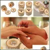 Party Favor Event Supplies Festive Home Garden Wedding Rings Bearer Box Rustic Propoal Ring Boxes Engagement Wood Gifts RRE13352 Drop D