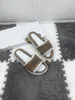 Barn Sandles Brev G Tofflor Ny Designer Chidren Skor Pojkar Slipper Spot Baby Flat Slip 26-35