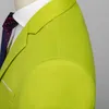 Plus Size 6XL-M Candy Colors Mens Business Slim Blazers Jacket Formal Office Social Club Casual Formal Wear Tuxedo Suit Jacket 220409