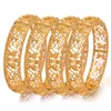 Bangle Wando 1 stks/partij Goud Kleur Armbanden Voor Vrouwen/Meisje Midden-oosten Sieraden Klassieke Gebogen Golven Koper Armbanden geschenken Raym22
