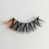 Faux cils Colorful fake Mink Lashes lashes False Eyelashes Fluffy Soft thick Lash Extension Make Up tools beauty