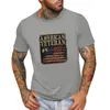 T-shirts pour hommes Lettre Impression Hommes Mode d'été Casual Col rond Jour de l'Indépendance Petit imprimé T-shirt Garçon À Manches Courtes VestirMen