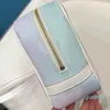 2022 nouveau sac cosmétique dégradé Cases sac de lavage coloré haute qualité grande capacité portefeuille sac de poignet S552