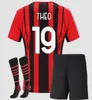 Ibrahimovic 22 23 Giroud AC Bennacer Soccer Jersey 2021 2022 2023