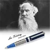 Luxurs Limited Leo Tolstoy Writer Edition Signature Stylo à bille / Stylo à bille roulante Papeterie de bureau Stylos de recharge fins Cadeau